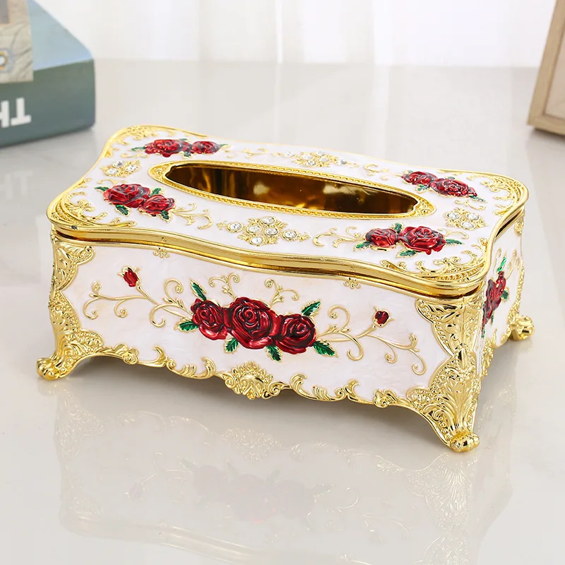 

2021 Hot Sale Home Decoration Tissue Box Napkin Holder Plastic Bedroom Tissue Box For Dining Room Paper Box