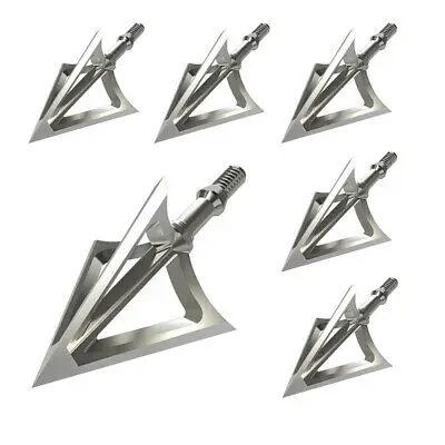 

Stainless Steel 3 Blades 100grain Hunting Recurve Compound Crossbow Broadheads