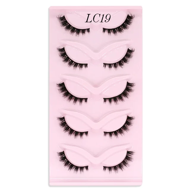 

own brand 3d human hair lashes wholesale human hair false natural eyelashes invisible clear band lash