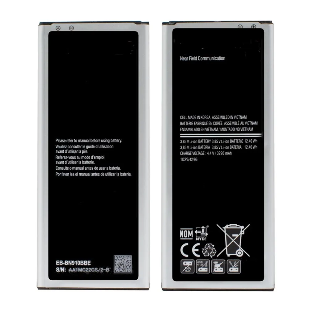 

EB-BN910BBE for Samsung Galaxy Note 4 N910A N910U N910F N910H N910G N910K N910L N910S N910C N910W8 for Samsung Note4 Battery