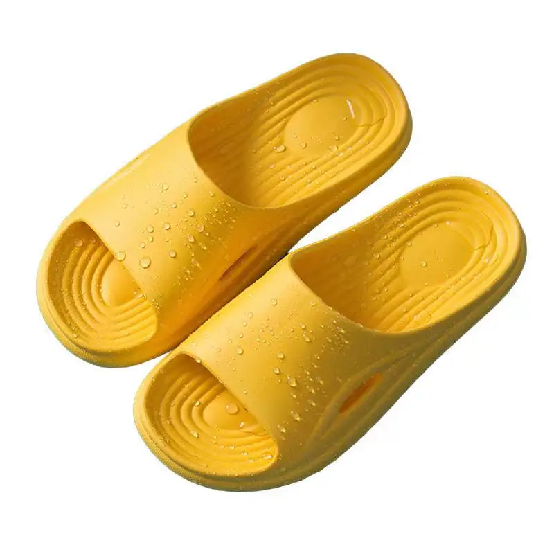 

Couples Slippers Indoor House Women Anti-Skid Anti-Odor Soft Soled Waterproof Slides, Solid color