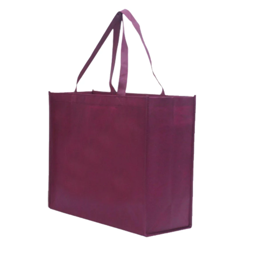 

Wholesale Portable Waterproof Polyester Grocery Bag Reusable Foldable Shopping Tote Bag with Custom Printed Logo CARTOON, Burgundy