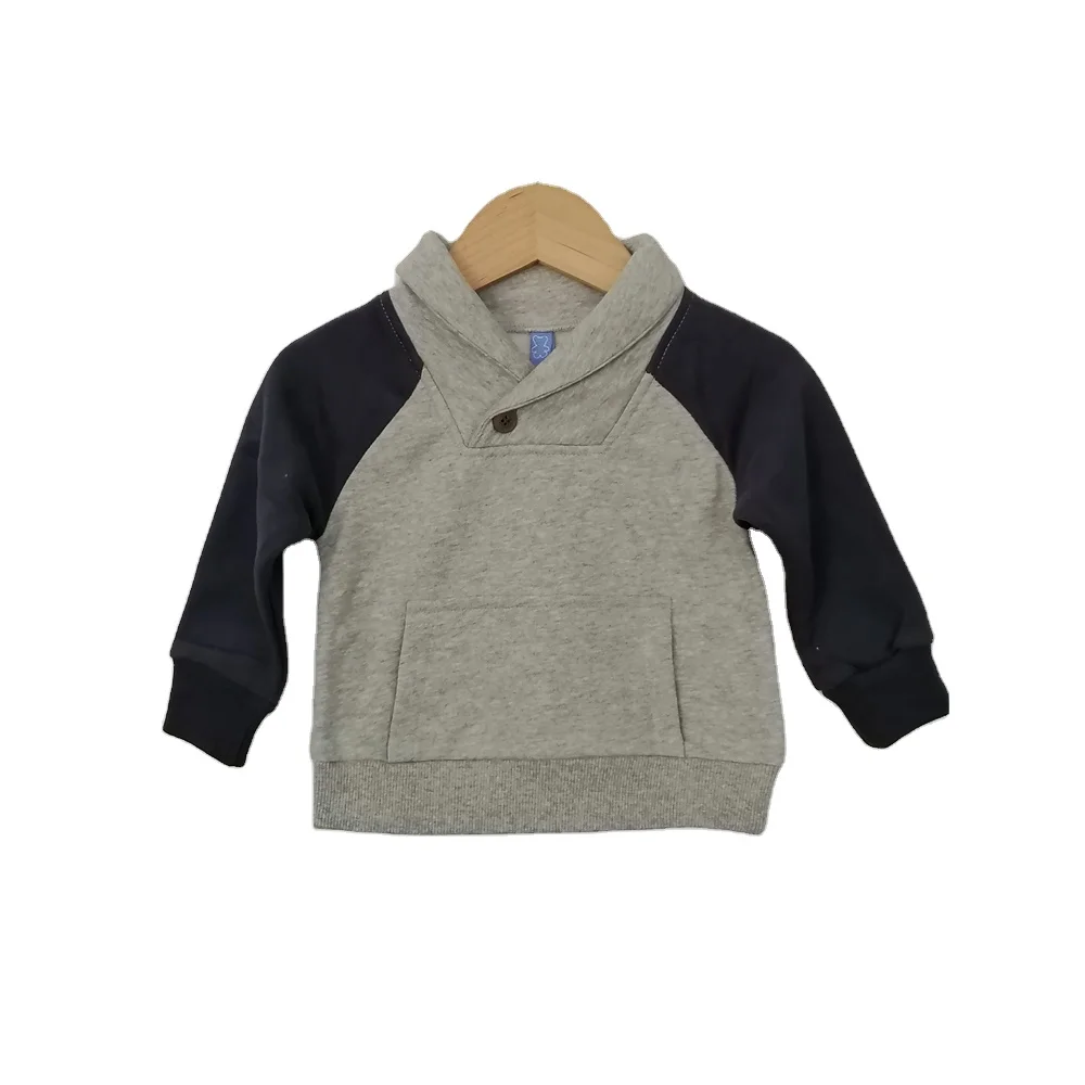 
Baby Boy Spring Autumn Big Collar Pullover sweatshirt 