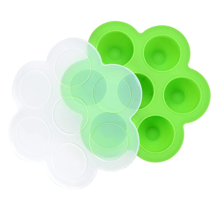 

Silicone Egg Bites Molds Baby Egg Bites Molds Reusable Food Storage Containers