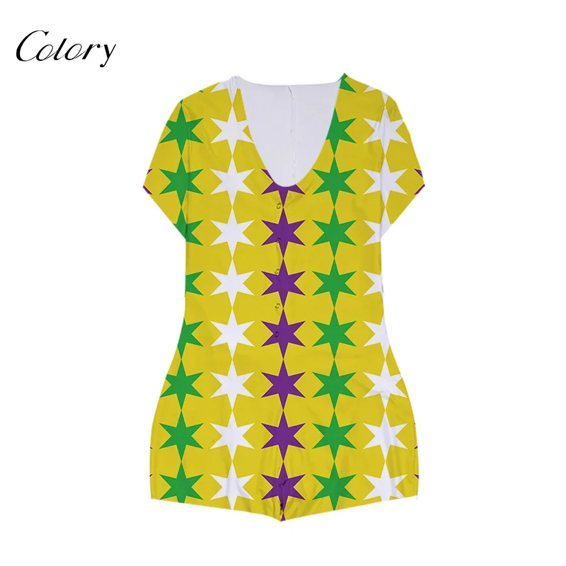 

Colory Deep V Long Sleeve Women Pajamas Cheap Designer Clothing Sexy V-neck, Picture shows