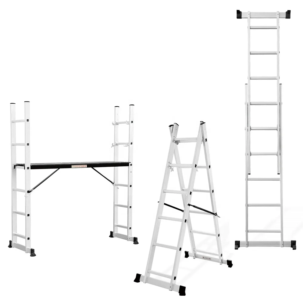 Deliladder Adjustable Platform Scaffolding Multipurpose Aluminium