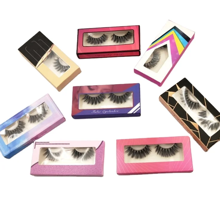 

Free packaging hand made false eyelashes extensions private label 3d eyelash vendors faux mink lashes, Natural black