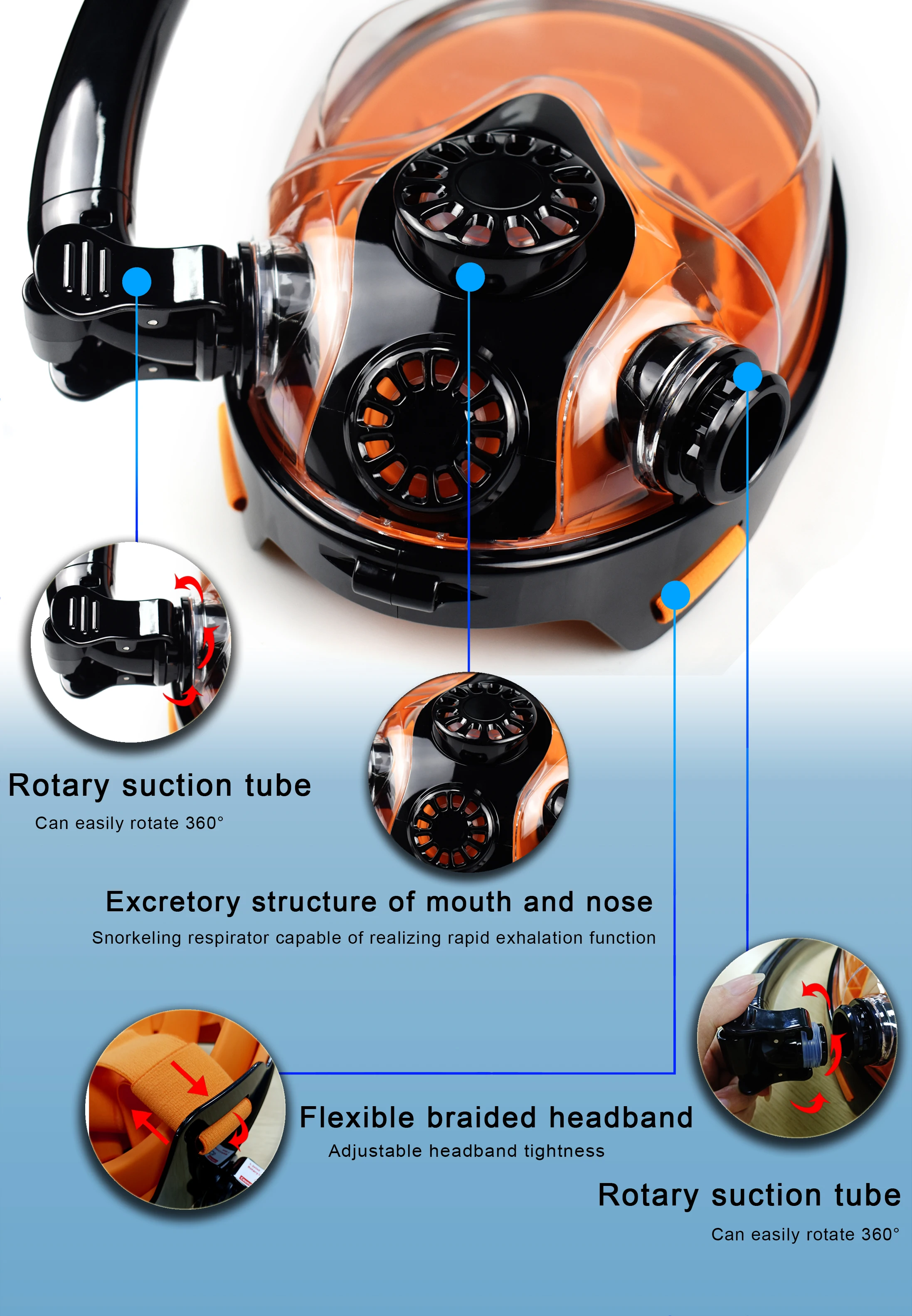 
S5000 Plus Scuba Diving Tank Equipment, Mini Scuba Dive Cylinder with 20-25 Minutes Capability 