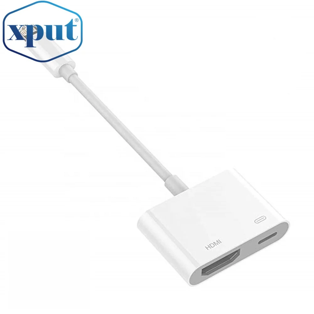 

For iPhone 8Pin To HDMI 4K Video Digital AV Cable Adapter, Withe
