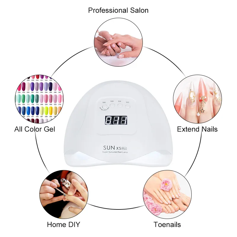 

Suitable All Nail Polish Sun Light Nail UV Gel Polish Dryer Curing UV LED Nail Lamp