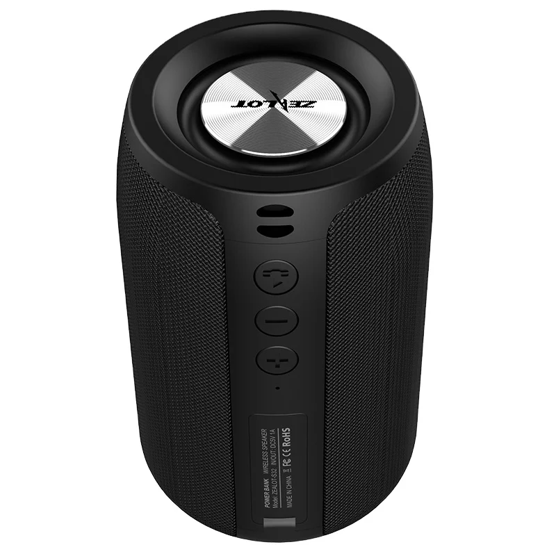

ZEALOT S32 Wireless Speaker Mini Portable HIFI Subwoofer Speaker with fm Radio Column Support TF, TWS, USB Flash Drive