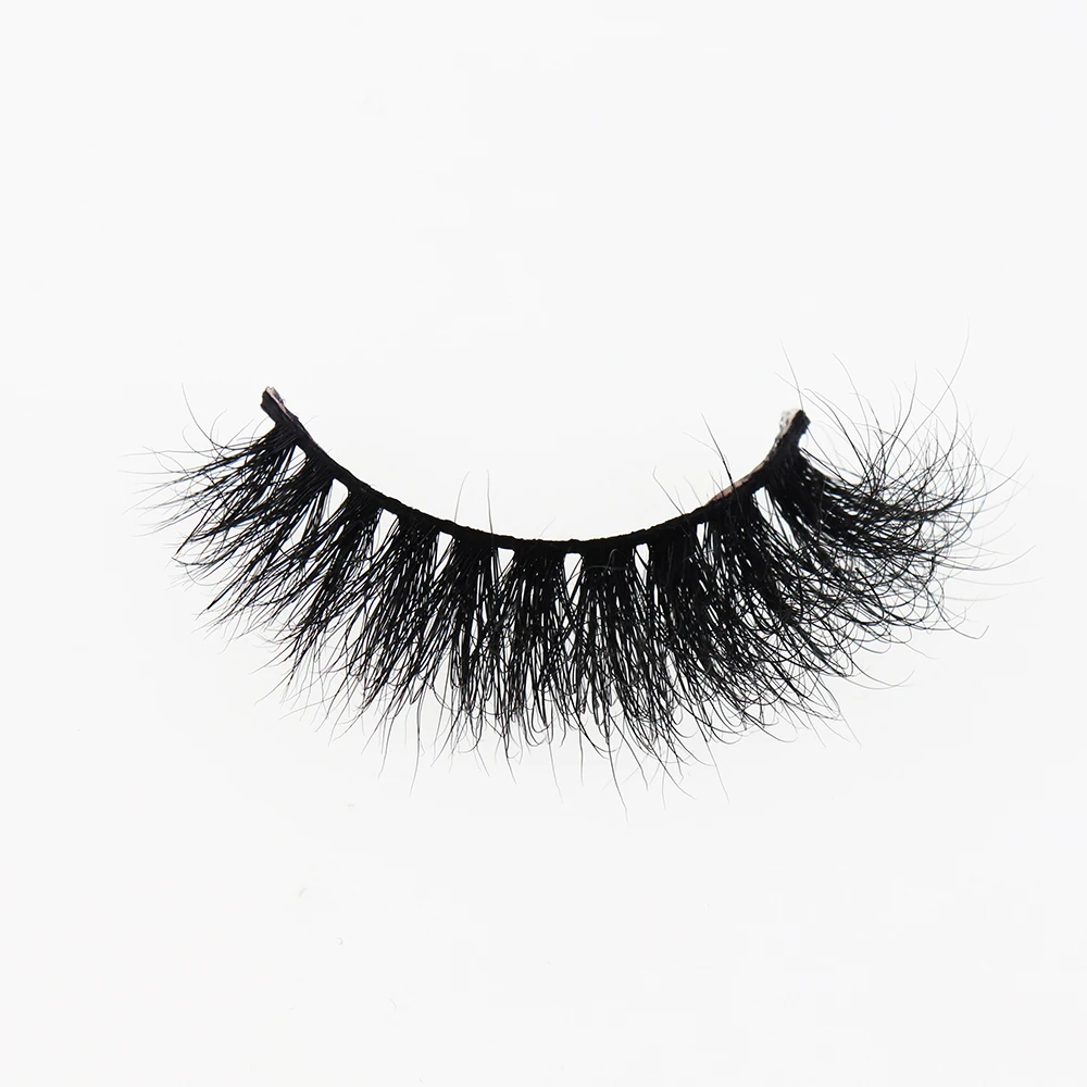 

High Quality 3D Mink Eyelashes Customized Packaging Cruelty Free Strip Lashes Mink Eyelash