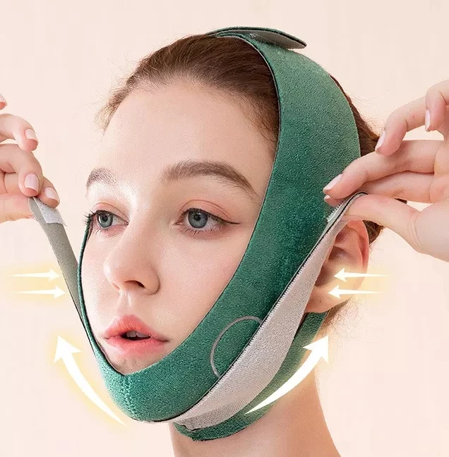 

Graphene Face Lifting Belt Bandage Anti Wrinkle Face Mask Band V Line Lifting Chin Strap Facial Slimming Strap, Green