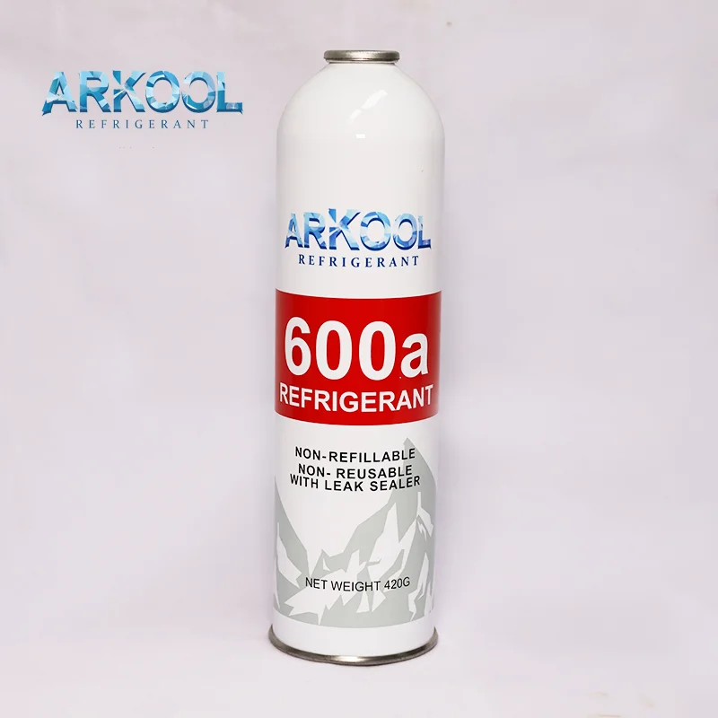 cool gas R134a R600  refrigerant A/C spare parts refrigerant gas cylinder price