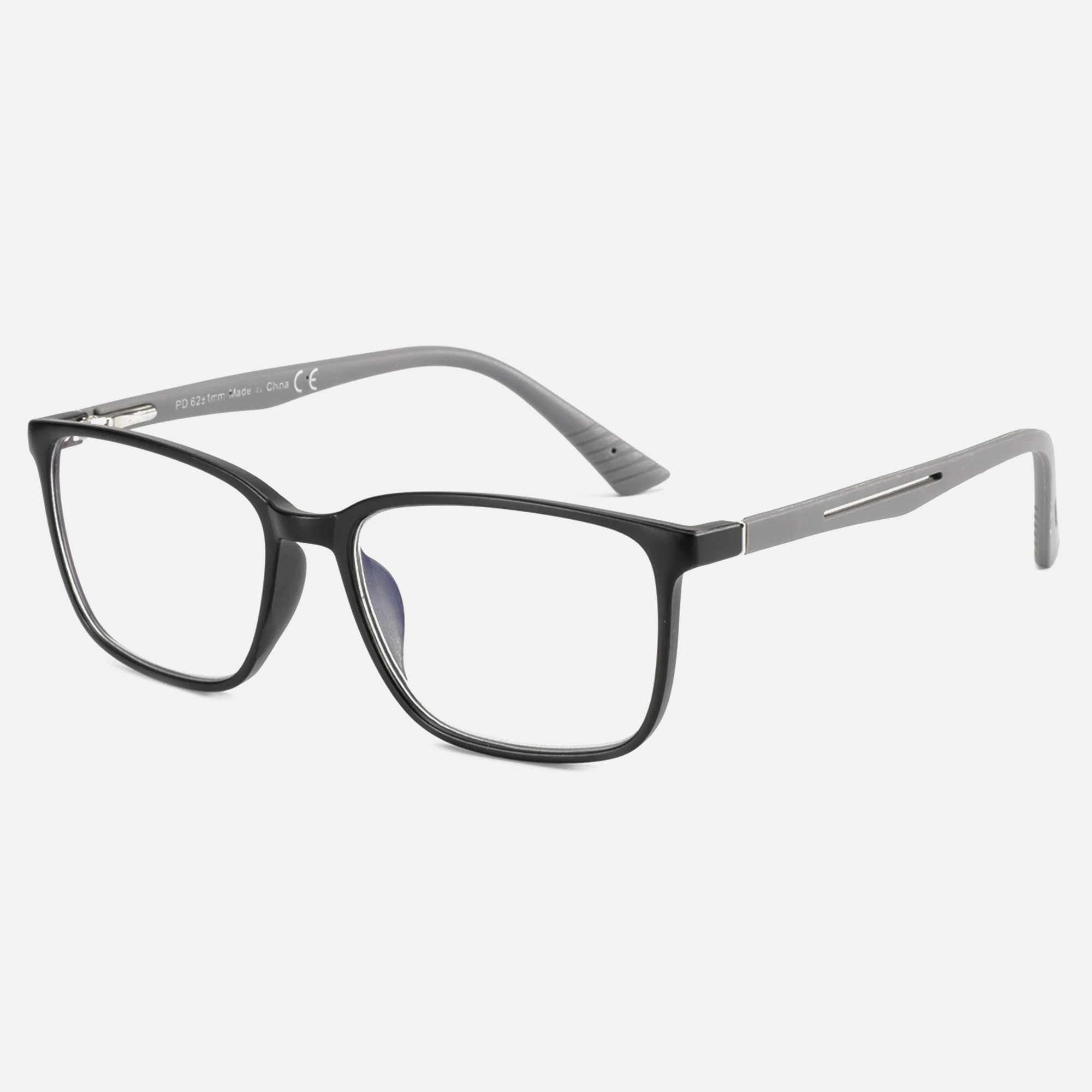 

Square Anti Blue Light Blocking Reading Glasses Retro Computer Gaming Glasses for Men