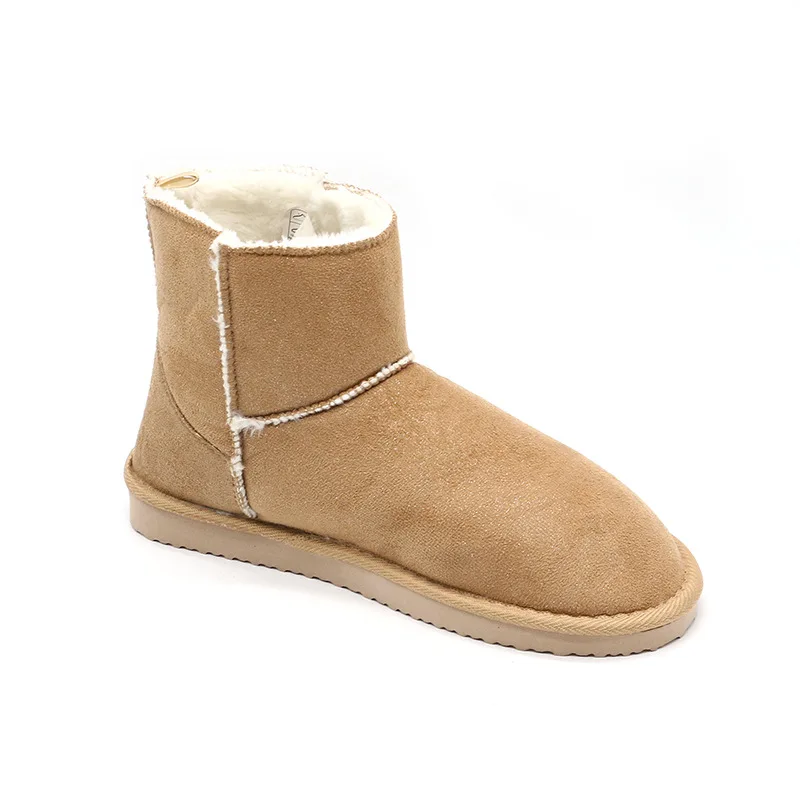 

Factory Customize 2021 winter new women mid-bottom barrel warm snow boots