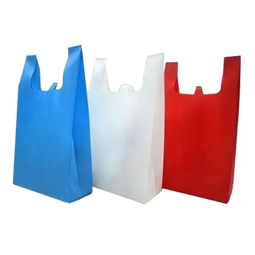 

Printing non woven bag spunbond vest bag custom logo w cut non-woven carrier bag, Customized color