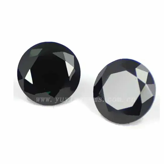 

High quality vvs moissanite stone 1ct Black color Round brilliant cut Moissanite diamond