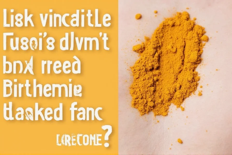 Turmeric powder and fresh turmeric root next to skincare ingredients