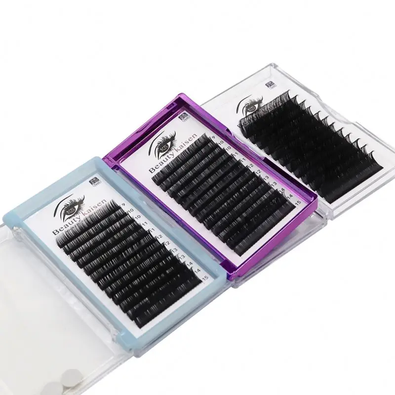 

Eyelash Factory Carlina Wholesale Premade Volume Fans Pointy Base Wispy Premade Fans Eyelash Extension