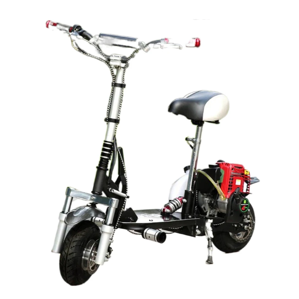 

49cc 4 Four-stroke Gasoline Gas Scooters Motorized Scooter Gasoline 49cc Motorcycle