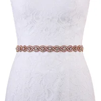 

Luxury Rhinestone Sashes Appliques Dress Waistband Accessories Bridesmaid Belts Wedding Sash Bridal Belt