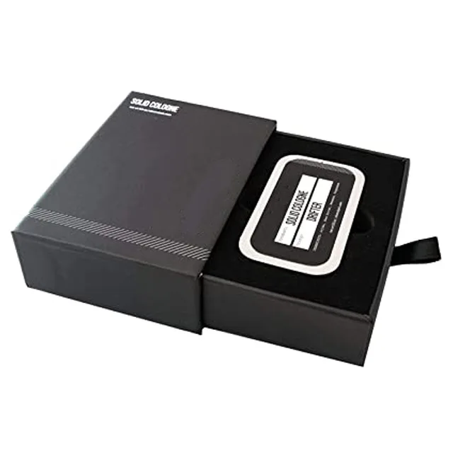 

Custom Private label 0.5oz Travel Friendly Tin strong Men's Solid Cologne without alcohol