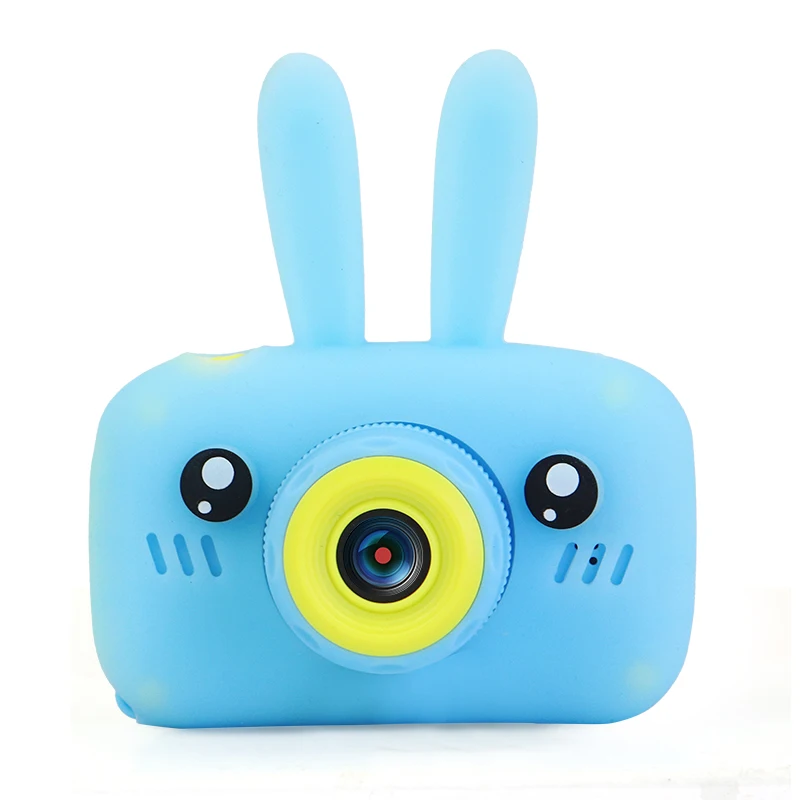 

New Arrival Smart Kids Toy Camera 2 Inch HD Display Children Gift Digital Video Camera for Kids, Pink blue