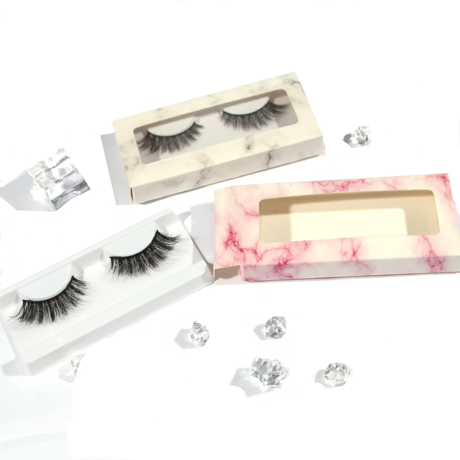 

Short 3d Wispy Fluffy Mink Eyelashes, Black