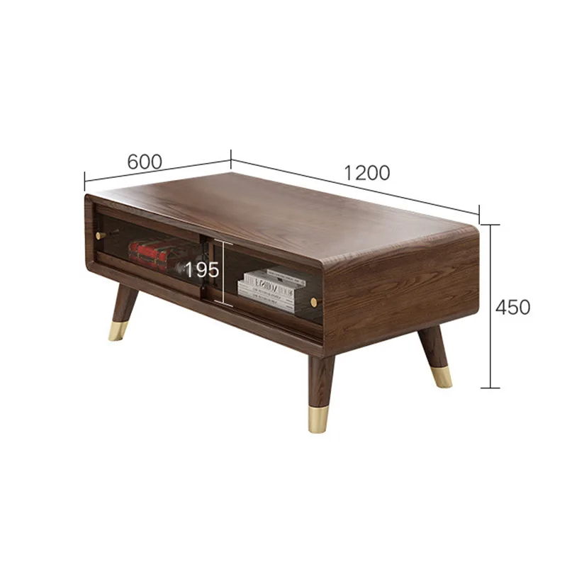 product-2020 High Quality Nordic affordable luxury top sales home furniture soild wooden small coffe-2
