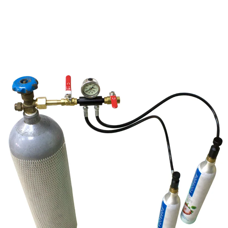New Paintball Co2 Tank Bottle Soda Stream Tank Fill Refill Station Kobalt With One,Two Or Three