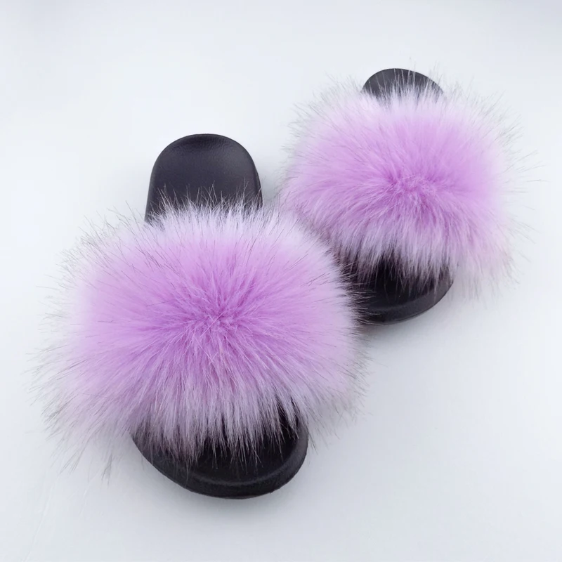 

Comfortable home Slippers Lady sandals slide custom women fur slides slippers, Customized color