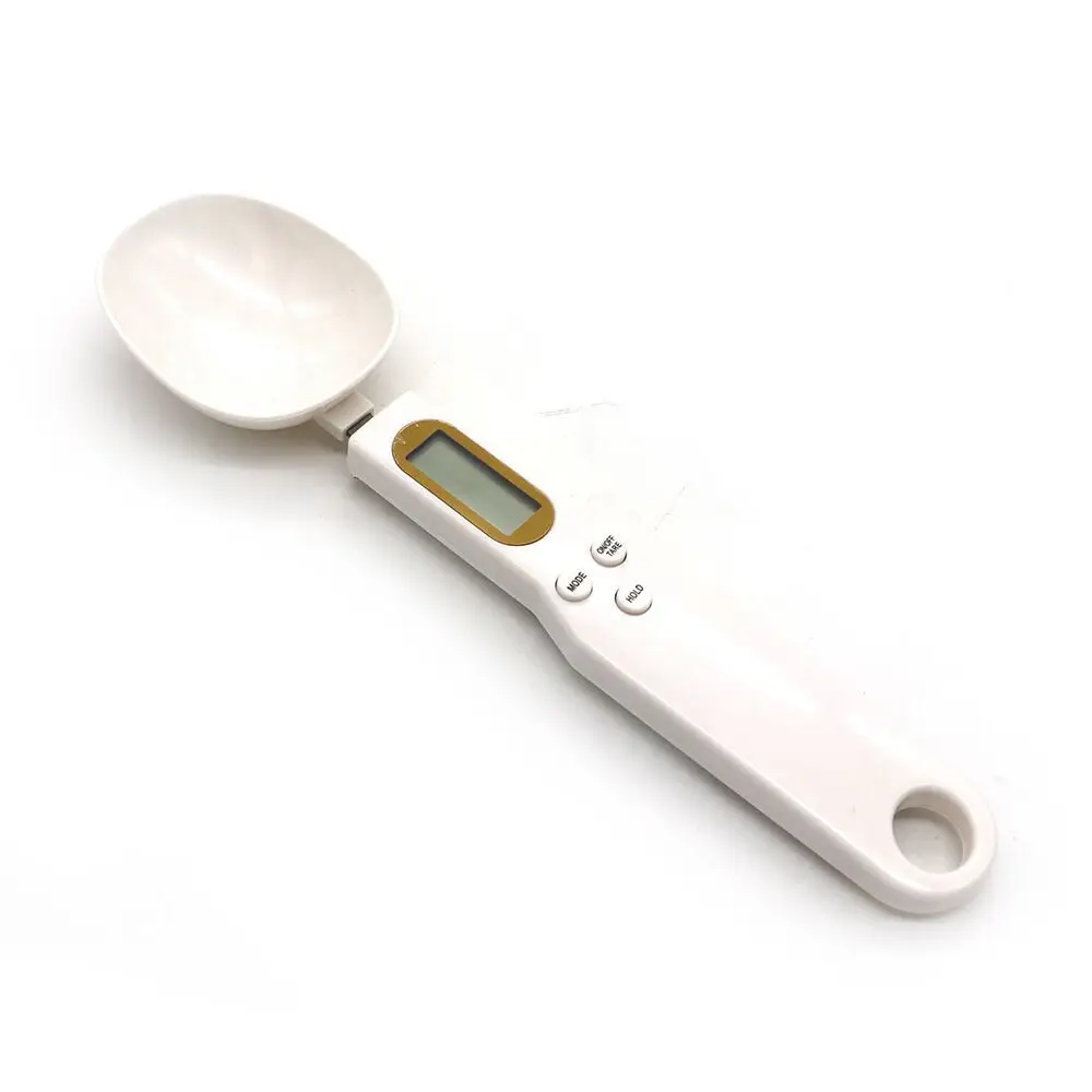 

2020 New Digital Measuring Kitchen Food Weighing Spoon Scale, White