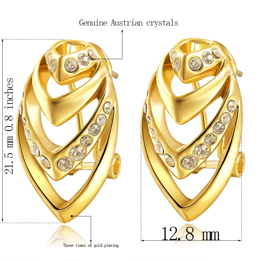 
New Fashion Women Indian Jewelry Sets Gold Plated 