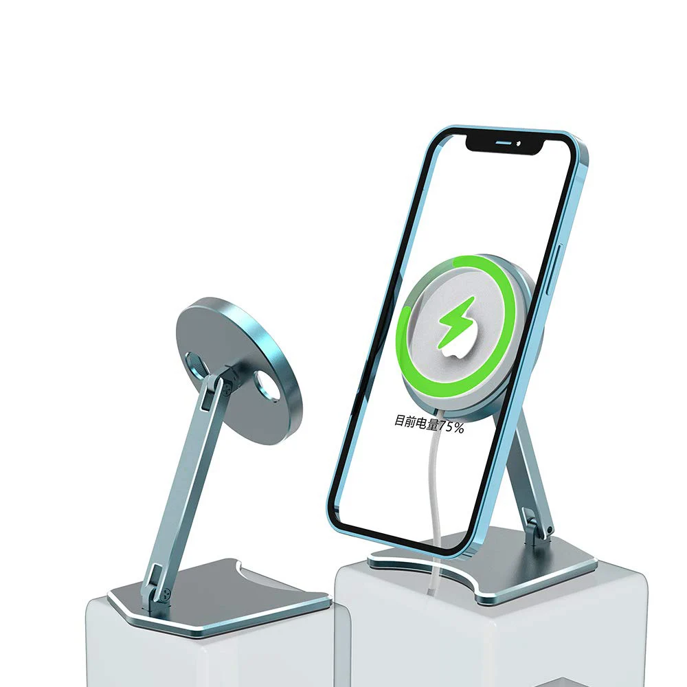 

for Office Home Table Desk Aluminum Alloy Cradle Wireless Charger Stand for Magsafe