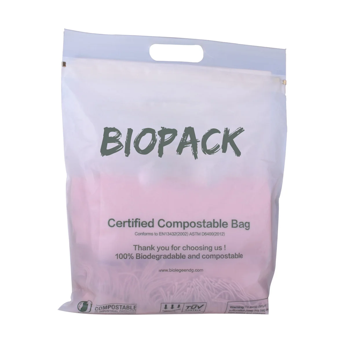 100 Biodegradable And Compostable Selfadhesive Zip Clothing Storage