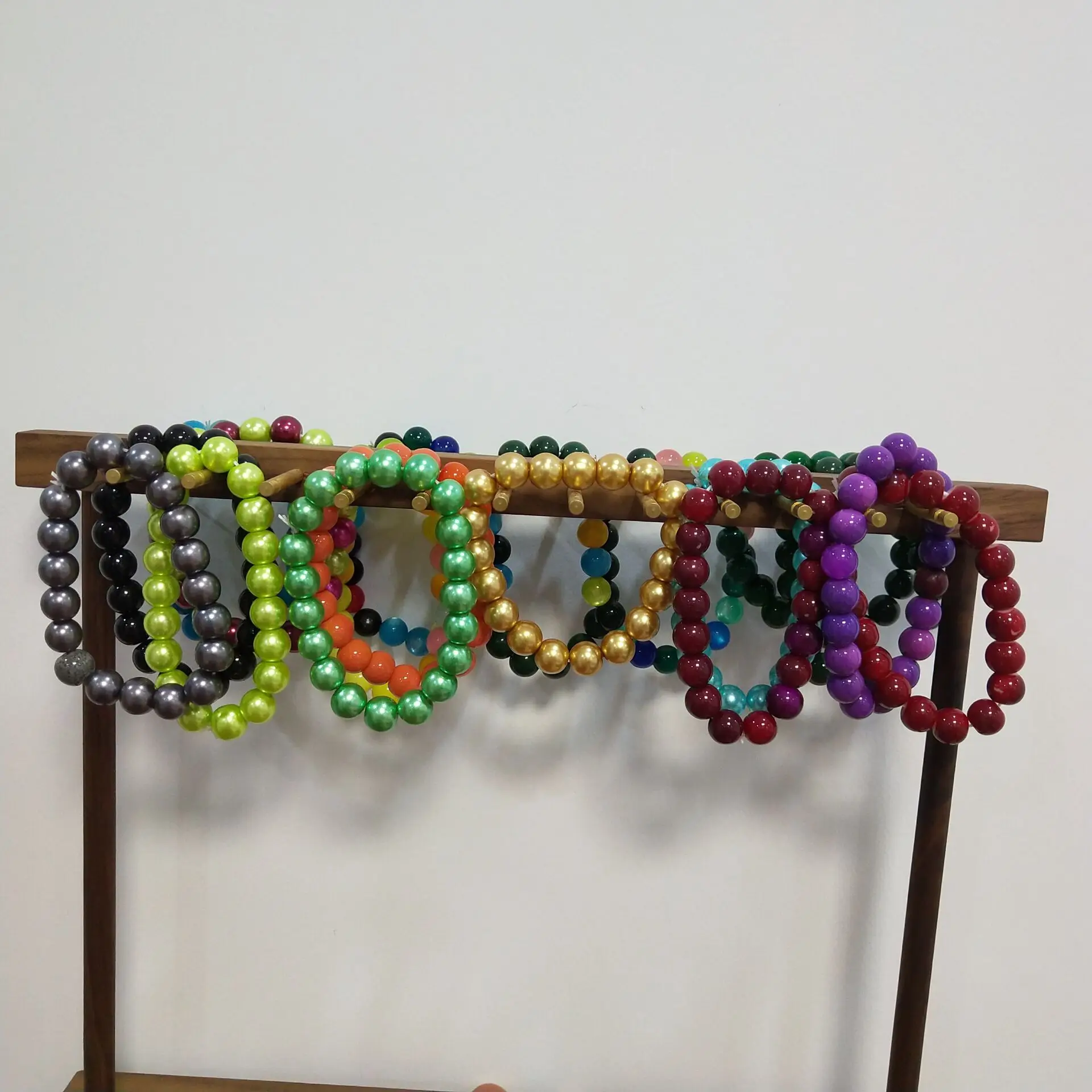 

Handmade beaded woven bracelet 100pcs free shipping 80usd, mixed batches of various colors are shipped Bracelet for Lover's Gift