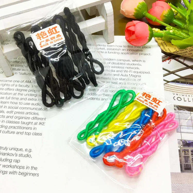 

Thin Model Candy Color Coil Hair Band Does Not Hurt Rope Rubber
