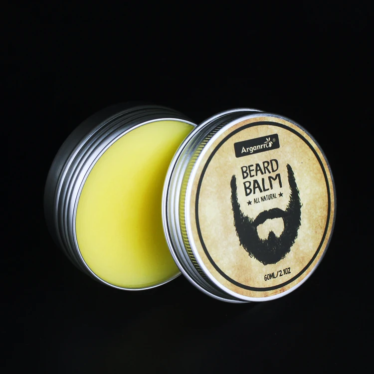 

ARGANRRO vegan organic moisturizing soften men beard balm, Pale yellow