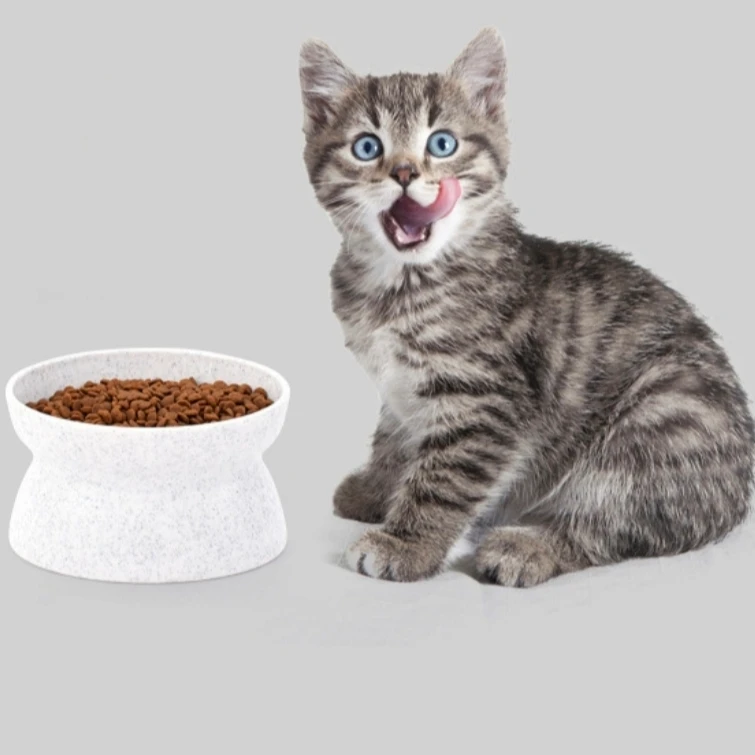 

Wholesale Durable Marble Texture Self-cleaning Function Modern Pet Bowl, Black, white