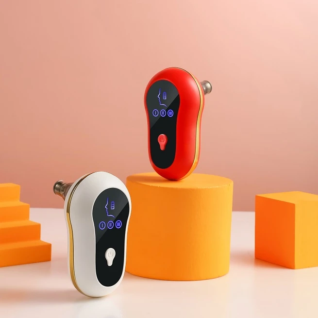 

Professional Facial Massage Cleaner USB Electric Pore Vacuum Blackhead Remover, White,red