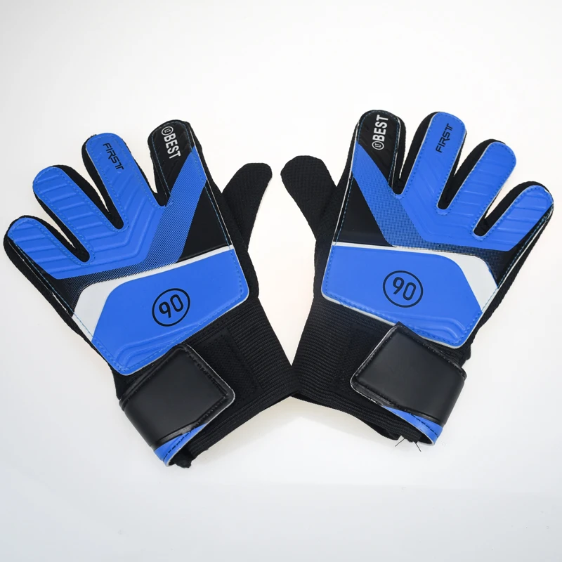 

Professional Soccer Goalkeeper Gloves for Football Green Blue Unisex OEM Customized Logo Finger Packing Protection Color MOQ, Customized color