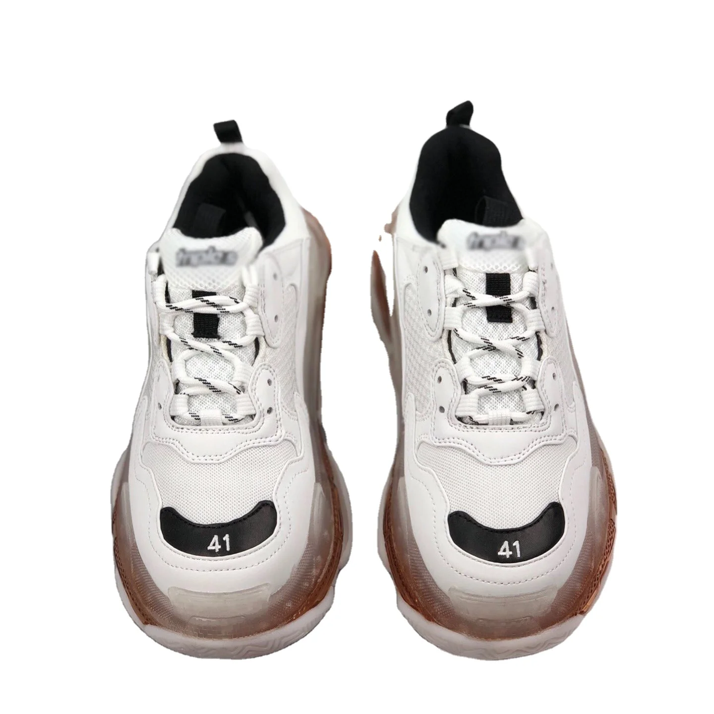 

Brand original crystal air cushion max high quality daddy shoes men's and women's casual shoes sports shoes, White