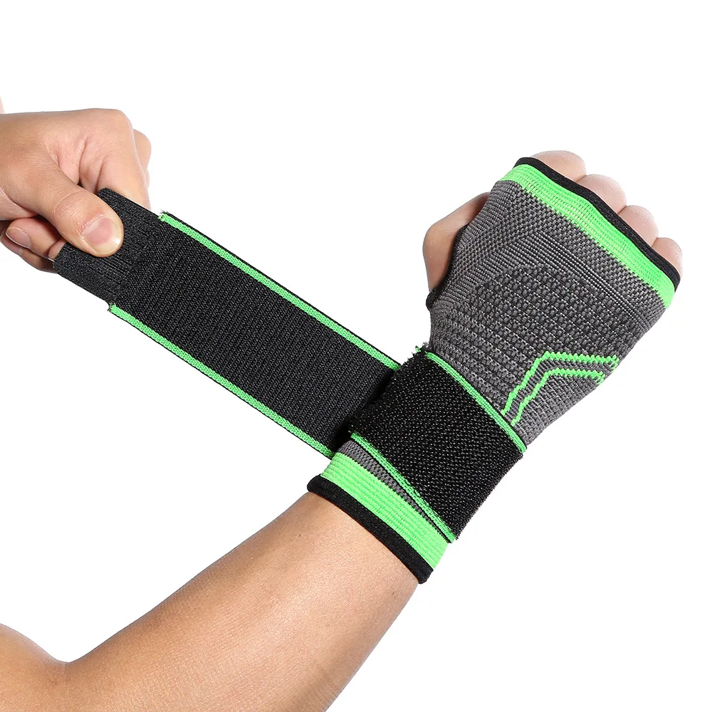 

Fashion Outdoor Sports Bandage Knitted Wrist Bracers Wrist Protective Gear Adult weightlifting Fitness Palm Cover Wrist Support