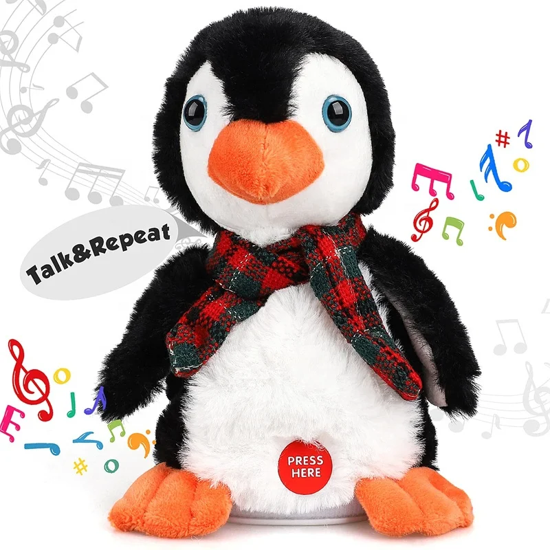 

(Only for US customers) TOY Life Electrical Soft Dancing Singing Repeat Penguin Talking Toys Stuffed Animals Plush Toys for Kids