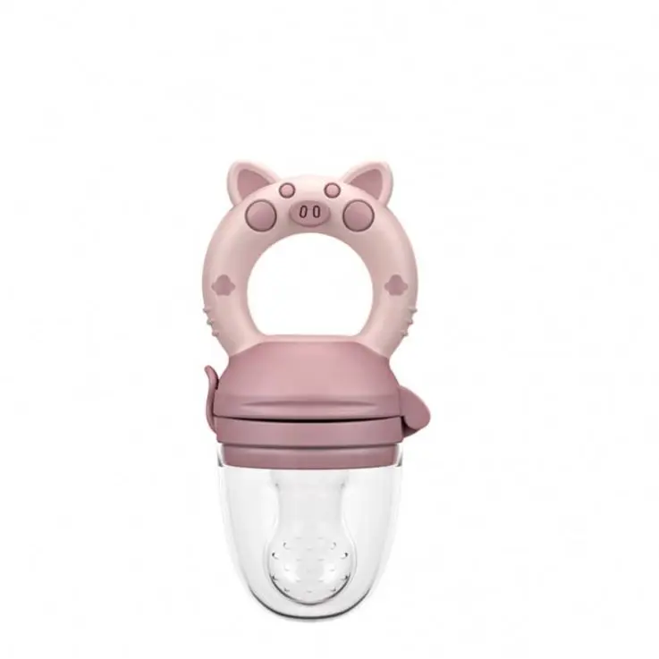 

2021 Top Selling 3 Size Mesh BPA Free Soft Silicone baby fruit feeder soothie pacifiers for children