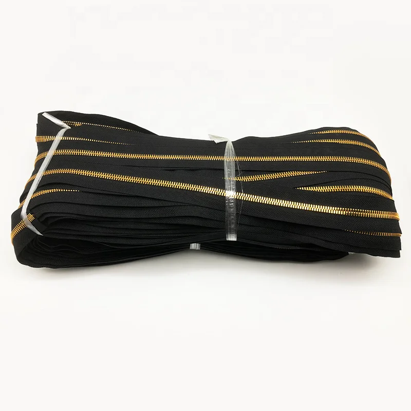 

No. 5 metal zipper roll with special corn teeth backpack zipper customization spot zipper 5 zip for handbags