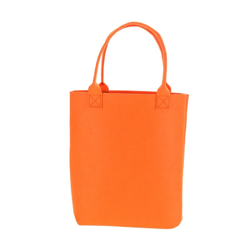 

Wholesale cheap environment-friendly felt bag big mouth shopping tote bag unique felt gift bag can print LOGO