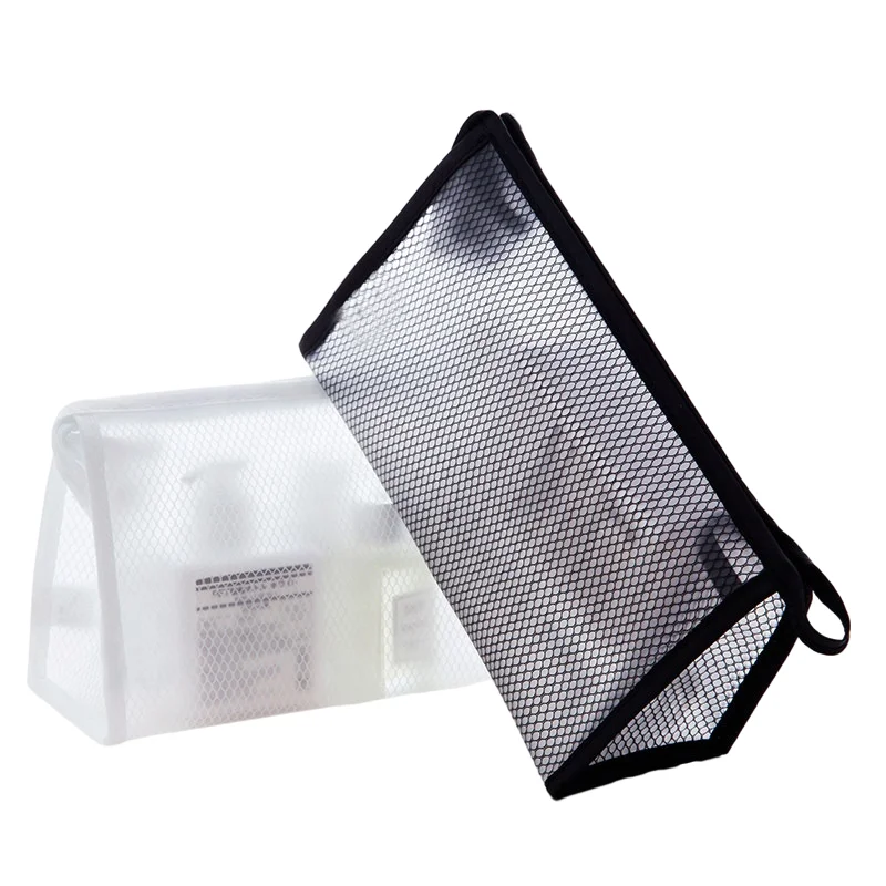 

Waterproof Organizer Eva Zipper Thick Reusable Transparent Mesh Storage Bag