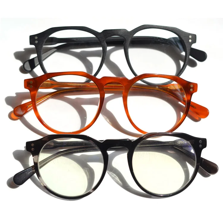 

Wholesale Men Italy Design Acetate Retro Vintage Optical Glasses Frames Eyeglasses